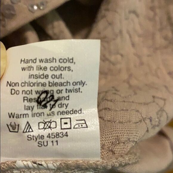 J Crew neutral cotton sparkle sequin tank 📏 - Picture 3 of 6